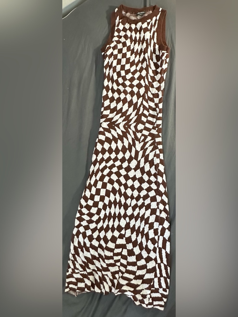 wild fable Brown and White Geometric Maxi Skirt